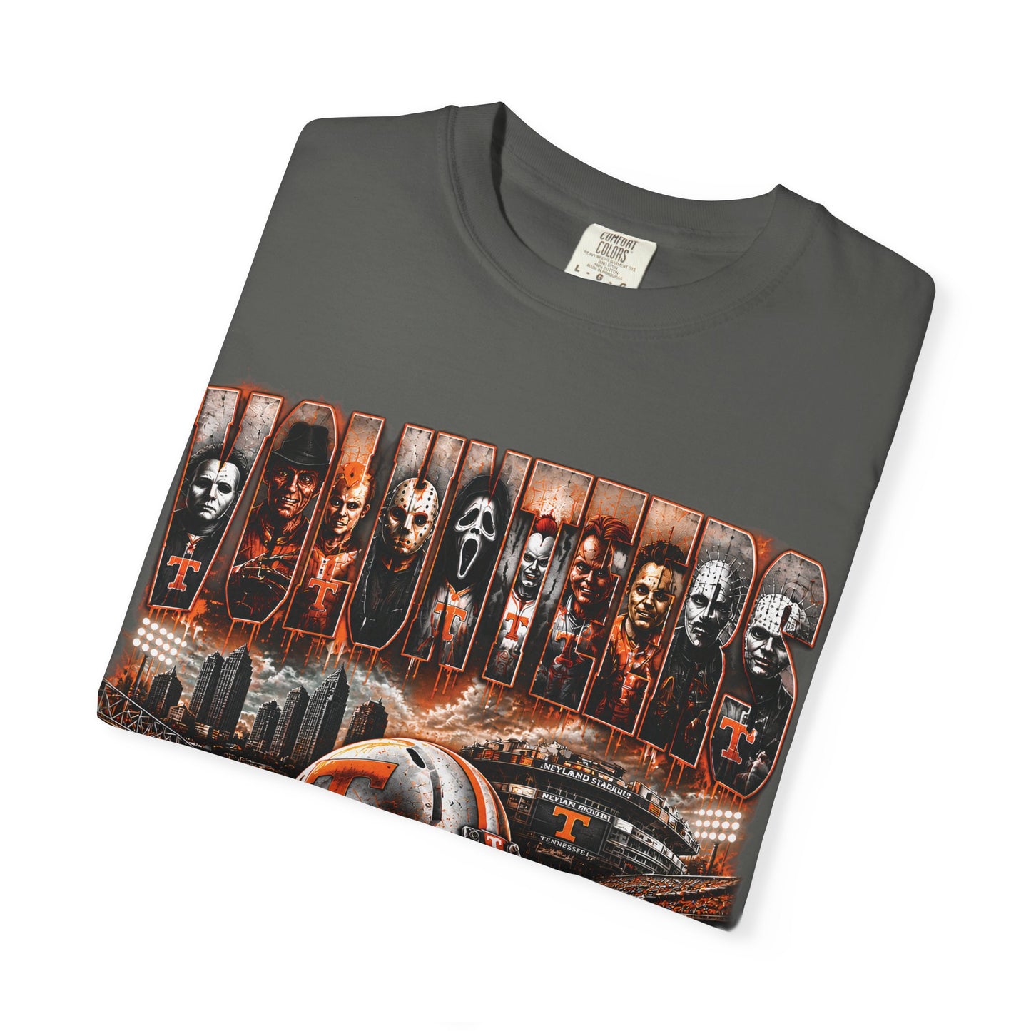 Halloween Football T-Shirt | Garment-Dyed Unisex Tee