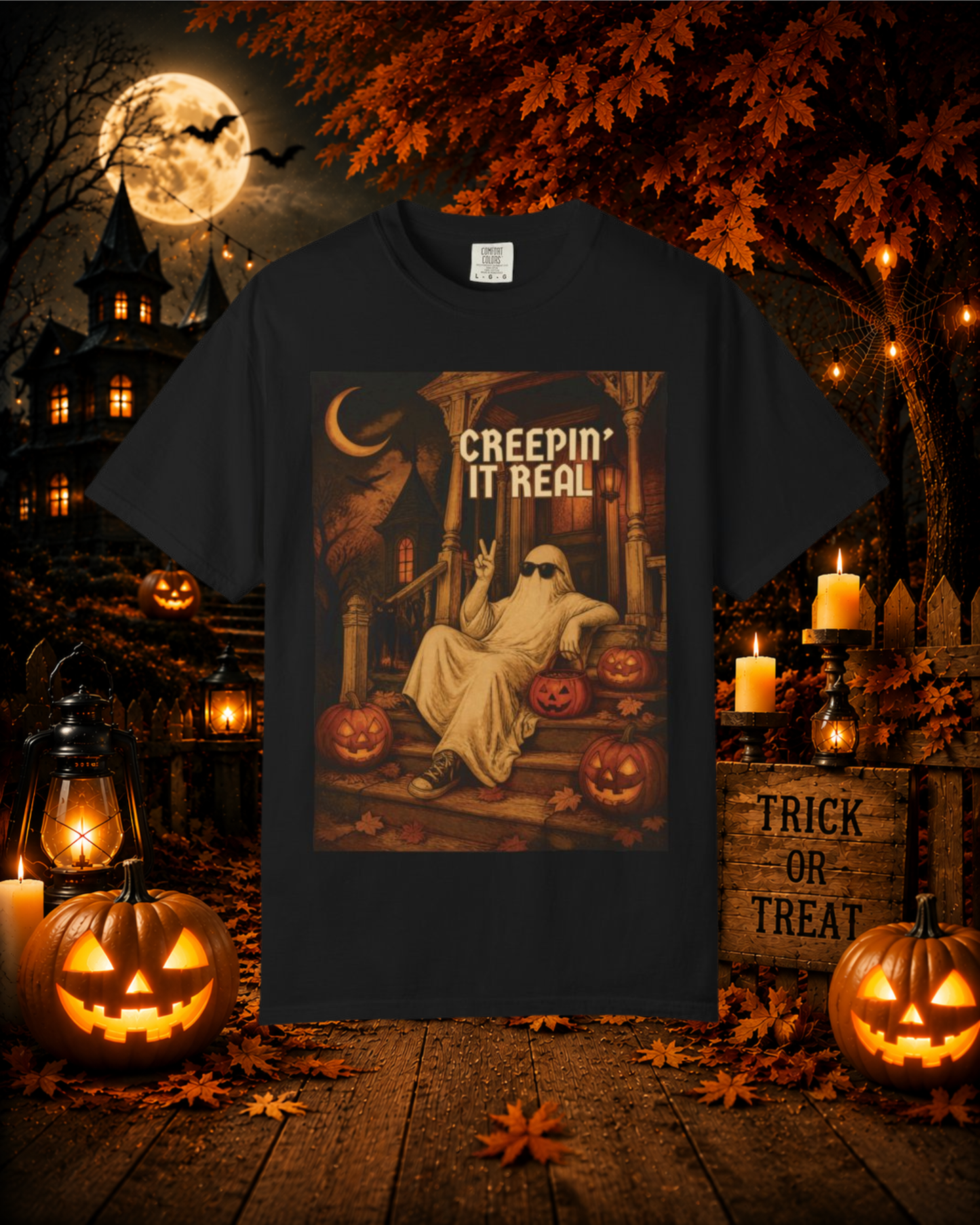 Creepin' It Real Halloween T-Shirt
